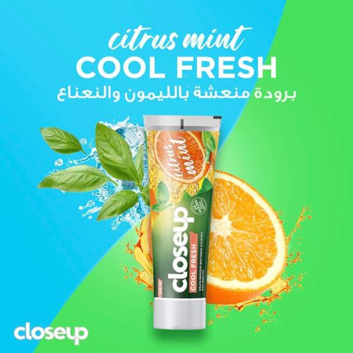 product_image_name-Closeup-Cool Fresh Toothpaste, Citrus Mint, helps remove bacteria causing bad breath, 75ml-4