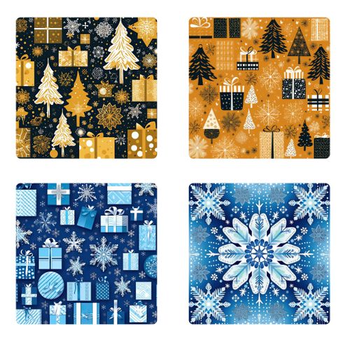 product_image_name-Generic-طقم كوستر من المطاط مكون من 4 قطع للكريسماس-2