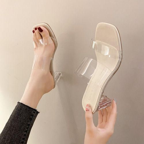 Generic Crystal Clear Shoes Women High Heels Sandals Female Transparent Sexy Wedding Best Price Online Jumia Egypt