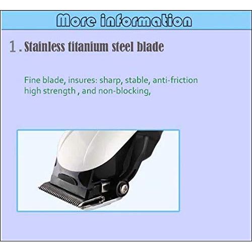 Kemei KM-2578 Rechargeable Cordless Hair Trimmer with Digital Display