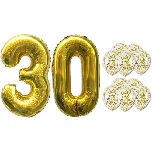 product_image_name-Generic-بالونات رقم 30، ذهبي - زينة عيد ميلاد 30 سنة، بالونات عيد ميلاد من رقائق مايلر ذهبية لمستلزمات الحفلات الذهبية، زينة حفلة عيد ميلاد 30 سنة-3