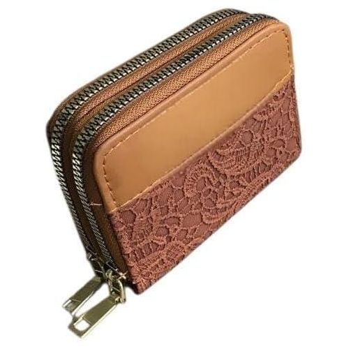 product_image_name-Generic-محفظة نسائية صغيرة بسحابين مزدوجين مع جيوب داخلية، تصميم دانتيل تناسب جميع الاعمار والمناسبات-1