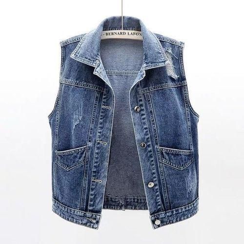 Fashion Women s Denim Vest Casual Classic Jean Jackets Best Price Online Jumia Egypt