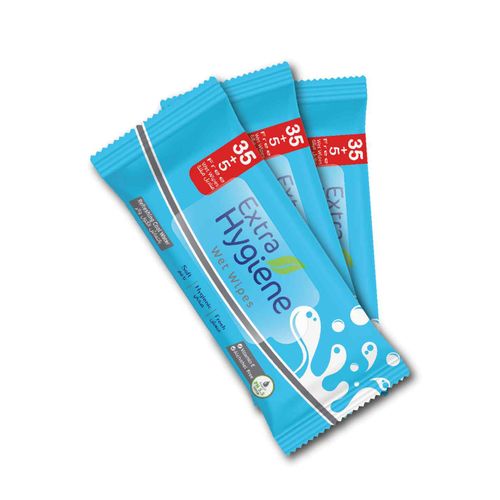 Buy Hygiene Cool Water Wet Wipes - 35 + 5 Wipes - 3 Pack in Egypt