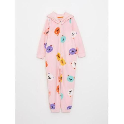 اشتري LC Waikiki Hooded Patterned Long Sleeve Fleece Girl Sleeping Bag في مصر