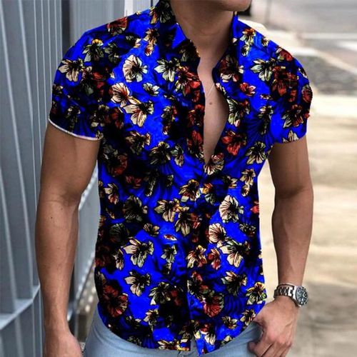 Vintage Hawaiian Shirt Y2k Summer Flower Print Long Sleeve Button Beach  Shirts Man Streetwear 2023 Men Fashion Casual Blouse Top - Shirts -  AliExpress