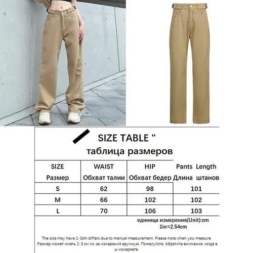 cooki Long Pants for Women Women's Plus Size Khaki Cargo Pants