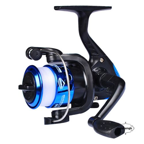 Generic Plastic Fishing Reel With Fishing Line Portable Colorful