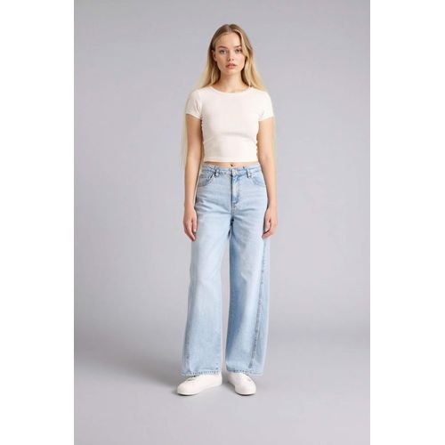 product_image_name-Defacto-بنطلون جينز وايد ليج برجل عادية وخصر عالي-1