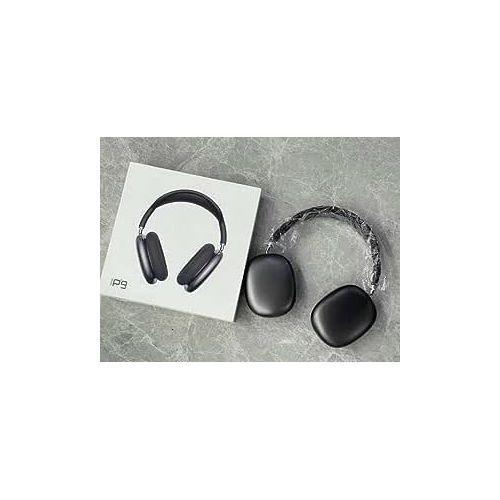 Buy P9 Wireless Bluetooth Headset Pure Stereo Sound Support Memory Card (Black) in Egypt