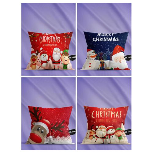 product_image_name-Generic-Christmas Printed Cushions Cover 4 Pcs Different Printed 45*45-1