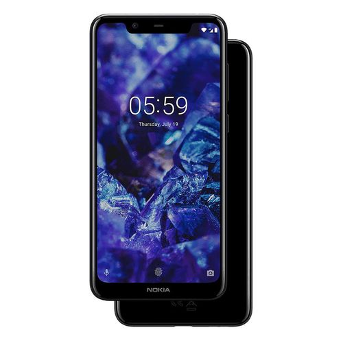 Nokia 5.1 Plus - 5.86 بوصة - 32 جيجا بايت - شبكة 4G - أسود