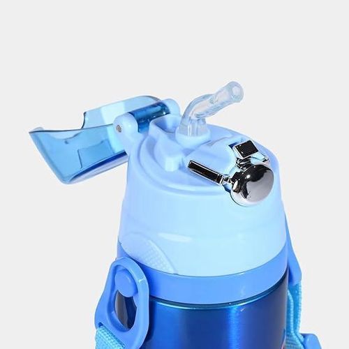 product_image_name-Generic-زجاجة مياه بماصة من الستانلس ستيل سعة 500 مل مانعة للتسرب بجدار مزدوج معزول بشخصيات كرتونية مدمجة للمشروبات الساخنة والباردة للسفر والمدرسة والمكتب، قابلة لاعادة الاستخدام (بينك (بنات))-4