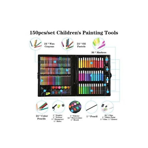 Generic 150-Piece Children Drawing Set Multicolour - image 2