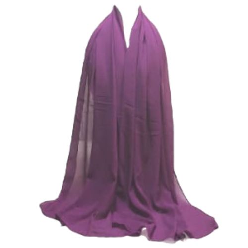 product_image_name-Generic-شيفون جورجيت، بأربعة مقاسات، طرحة و حجاب و خمار لف وماليزي - لون موف-2