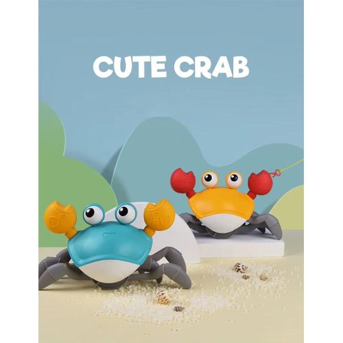 product_image_name-Generic-لعبة جرّ القشري مع حبل الجر، أرجل متحركة ووجه مضحك - لعبة تفاعلية للاستحمام والمشي-6