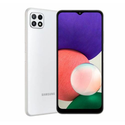 product_image_name-Samsung-Galaxy A22- موبايل ثنائي الشريحة 6.4 بوصة 128 جيجا / 4 جيجا بايت - أبيض -1
