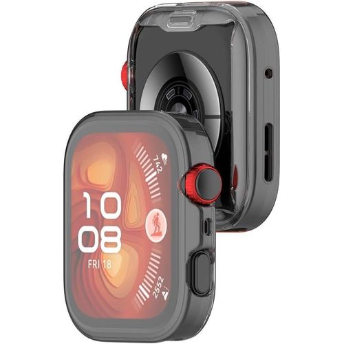 product_image_name-Generic-غطاء هواوي فيت 4 PRO الوقائي 360، إطار ناعم من مادة TPU المرنة مقاوم للصدمات - شفاف-2