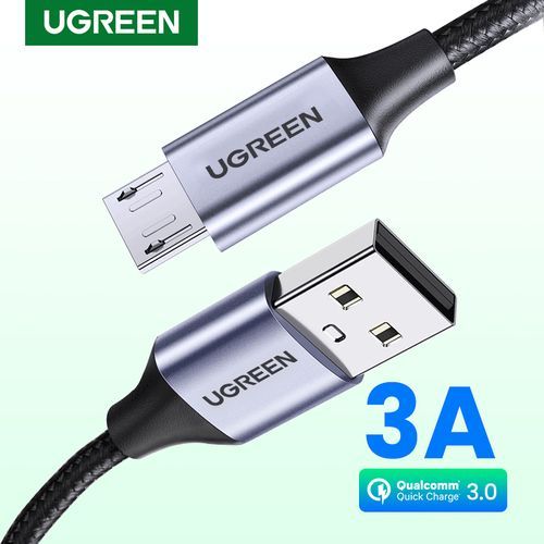 Buy Ugreen Micro USB Cable 3A USB To Micro USB Fast Charging Cord 1M in Egypt