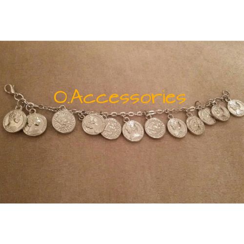 اشتري O. Accessories خلخال فضي من العملات المعدنيه في مصر