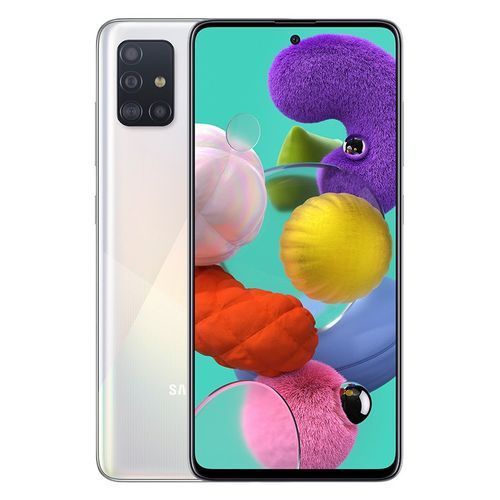 Samsung Galaxy A51 - 6.5-inch 128GB/6GB Dual SIM 4G Mobile Phone - Prism Crush White