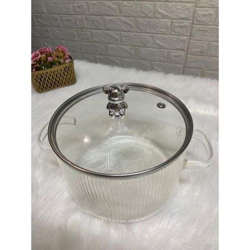 product_image_name-Generic-وعاء طهي زجاجي فاخر من بايركس مع مقابض جميلة على شكل دب - سعة 1.8 لتر-5