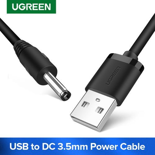 Buy Ugreen USB To DC 3.5mm Power Cable USBA To 3.5 AUX Audio 5V Cord 1M in Egypt