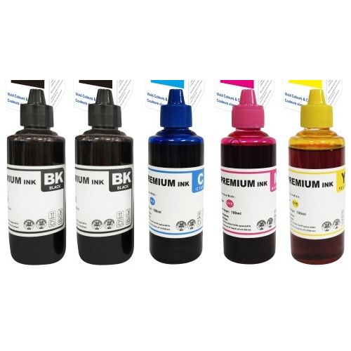 Buy Premium Refill Ink Premium 5 Color 100 Ml For Ink Jet Printers in Egypt