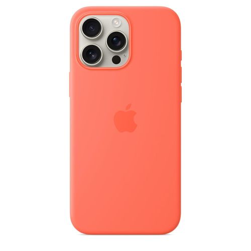 product_image_name-Apple-جراب سيليكون لهاتف آيفون 16 برو ماكس من آبل مع تقنية ماج سيف - لون برتقالي-3