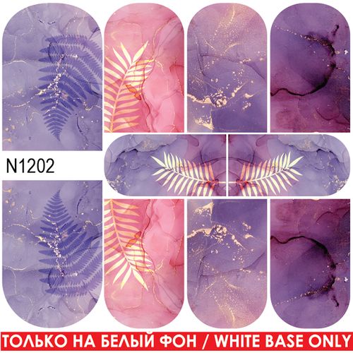 product_image_name-Magenta Nails-1 ورقة من ملصقات فن الأظافر تصميم كما تظهر الصور-N1202-1