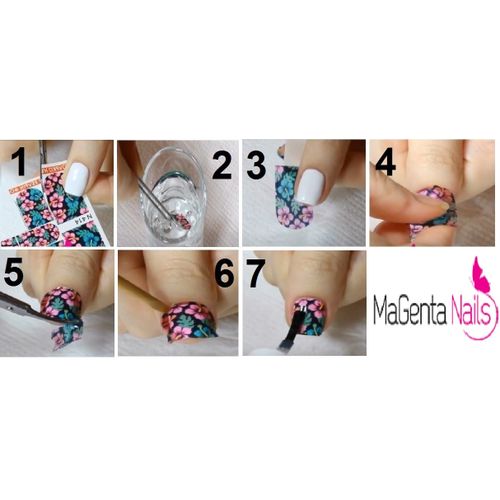 product_image_name-Magenta Nails-1 ورقة من ملصقات فن الأظافر تصميم كما تظهر الصور-N1202-4