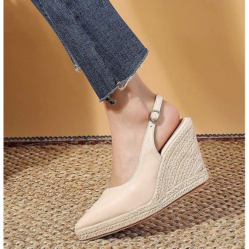 Wedge pointed toe pump on sale