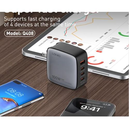 product_image_name-Ldnio-Wall charger Q408 -1