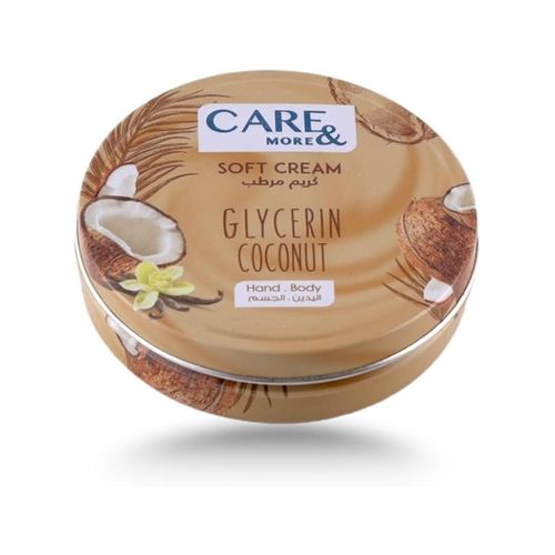 product_image_name-Care & More-soft cream with glycerin 75 ml coconut-1
