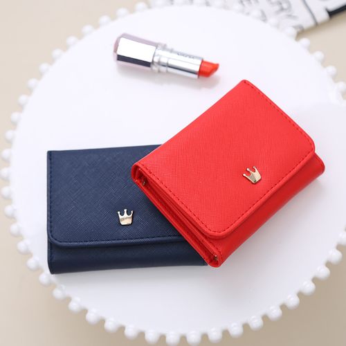 Mini Women's Wallets Short Wallet for Women and Girls Mini Coin Purse  Ladies Small Wallet Female Leather Card Holder