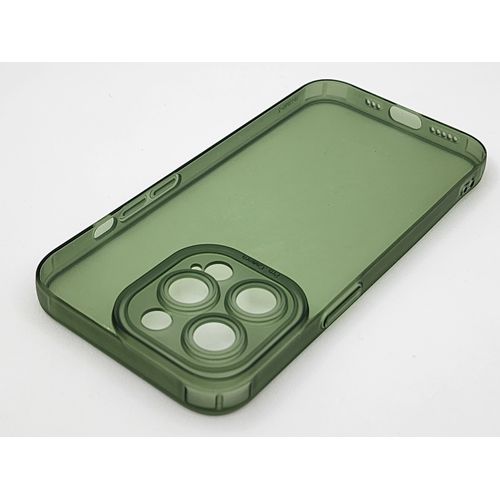 Buy Slim Silicone IPhone 13 Pro Max Case Ultimate Protection - Green in Egypt