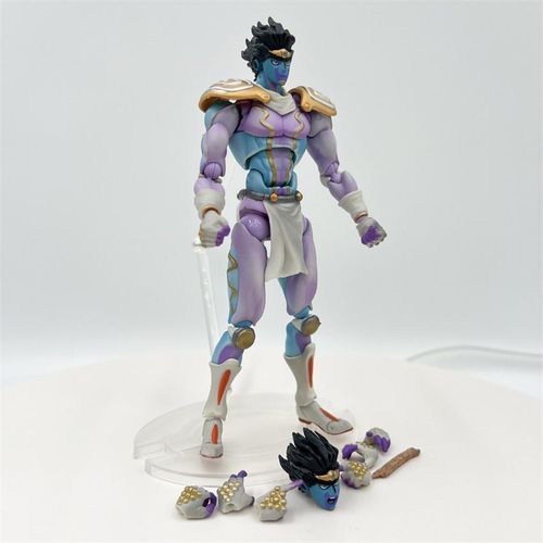 Ldruieu Kujo Jotaro Figure Star Platinum Large Movable Action Figure 25cm  PVC Anime Statue Desktop Decoration Gift for Anime Fans