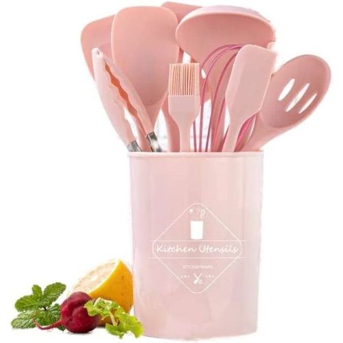 Generic 26 -Piece Silicone Assorted Kitchen Utensil Set with Utensil Crock