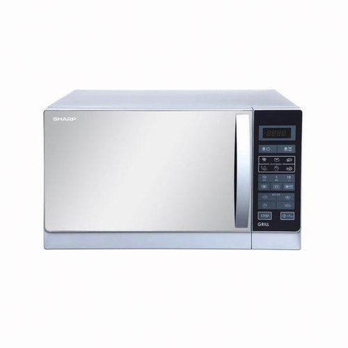product_image_name-Sharp- Microwave with Grill, 25L, 1450W, 8 Auto Menu, Silver - R-75MR(S) -1