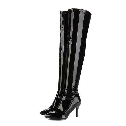 Generic Thigh High Boots Women Red Fashion Patent Leather Over The Knee Boots Sexy Nightclub Dance Ladies S Best Price Online Jumia Egypt