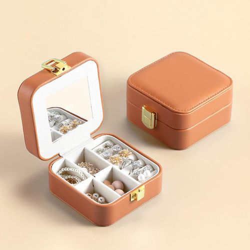 Generic Portable Jewelry Display Ring Earring Storage Organizer