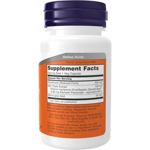 glutathione supplement egypt Glutathione 500 mg,30 Veg Capsules - Now