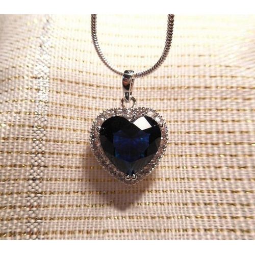 Buy Fashion Titanic Necklace Pendant - Crystal - Heart Of Ocean in Egypt