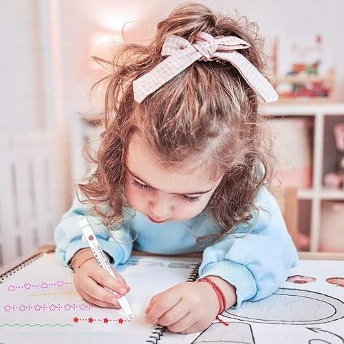 product_image_name-Generic-مجموعة أقلام تمييز ملونة خطية مع 6 ألوان-6