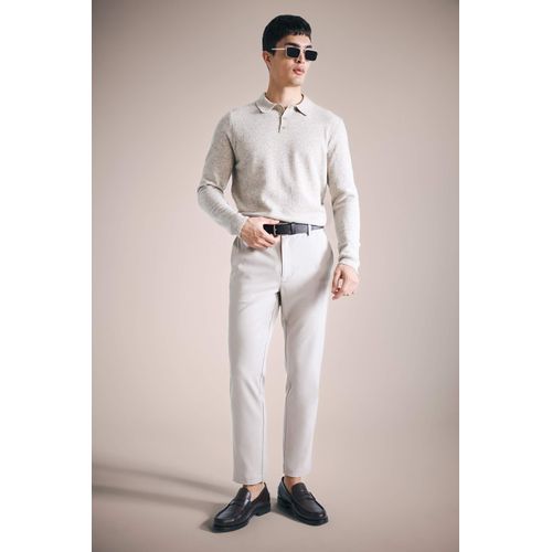 product_image_name-Defacto-بلوفر بطوق بولو ملائم قياسي من الصوف 100%-2