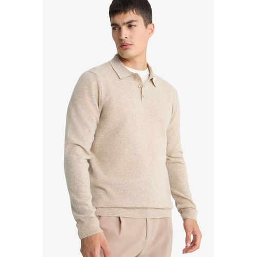 product_image_name-Defacto-بلوفر بطوق بولو ملائم قياسي من الصوف 100%-3