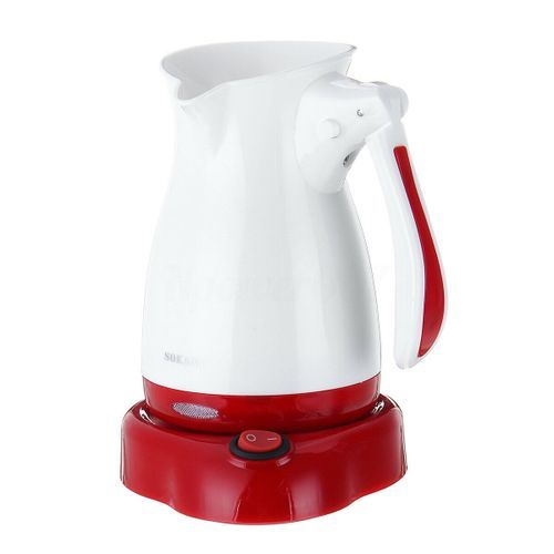product_image_name-Sokany-Electric Turkish Coffee Maker Machine & Milk Warmer Kettle - 500 Ml-White-1