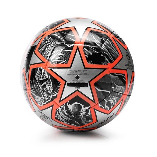 product_image_name-Activ-Neon Star Pro Ball – Silver & Black with Orange-3