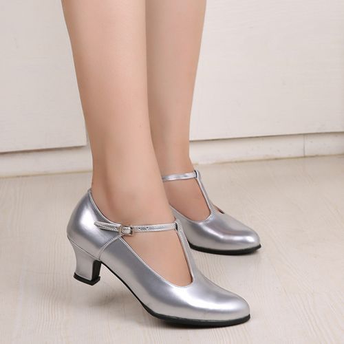 Fashion Silver high Heels Big Size 4cm Wedding Shoes For Women 2023 T Strap Sandals Women High Heel Office Pumps Women Shoes DON Best Price Online Jumia Egypt