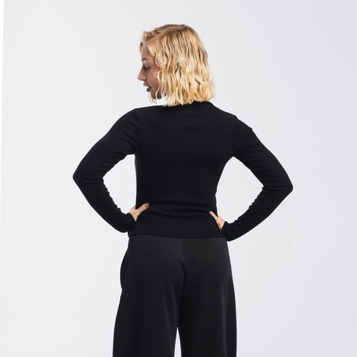 product_image_name-Beyond Fitness-Sportswear W - OFFCORE Long Sleeve T SHIRT - Black-4